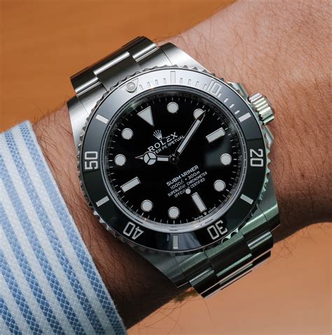 rolex submariner on small wrist|rolex submariner no date 124060.